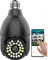 Cámara De Seguridad Con Bombilla E27 De 360 Grados Para Exteriores, Cámaras De Vigilancia Para El Hogar Con Detección De Movimiento Humano Y Alarma,5mp add 128g card