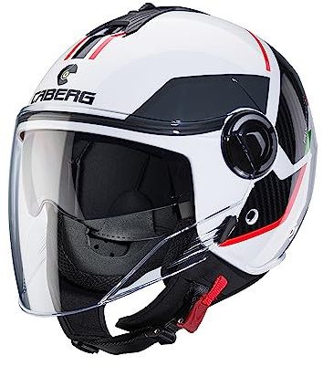 Caberg Riviera V4 X Geo Jethelm (White/Black/Red/Green,S (55/56))