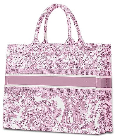 Sac fourre-tout de luxe pour femme en coton et lin - Grande capacité - Portable - Pour voyage, plage, vacances, shopping, rose