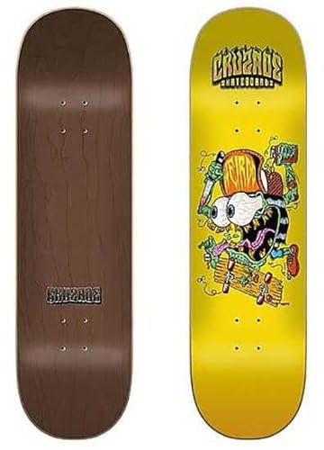 Jart Sketchy is Fun 21,6 x 82,24 cm Cruzade Deck Skateboard, Erwachsene, Unisex, Mehrfarbig (Mehrfarbig), Einheitsgröße