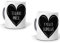mundohuevo. Regalo divertido para parejas | Par de tazas con mensaje “Te quiero Imbécil”, “Y yo a ti gilipollas” | Taza original de desayuno | Capacidad 350ml | Taza de cerámica AAA | Regalo único