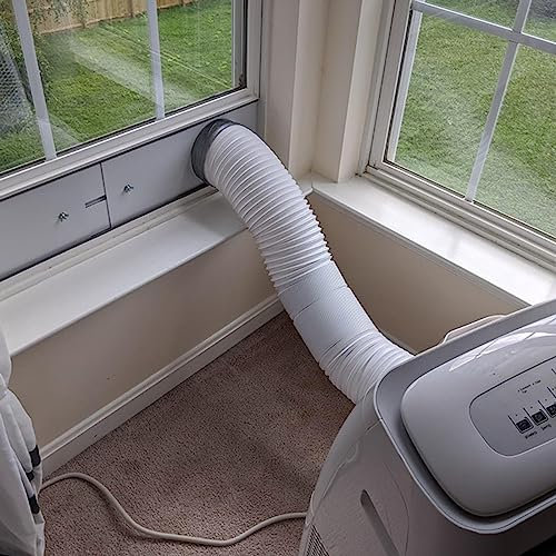 DAZZLEEX Tuyau d'échappement universel pour climatiseur portable, 150 cm/200 cm, tuyau d'échappement flexible pour climatiseur portable (130 mm x 1,5 m)