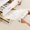 Wohomuke Regaleinlagen, 30,5 cm x 6,1 m, starker Halt, rutschfeste Regaleinlagen für Küchenschränke, antihaftbeschichtet, Schubladenmatten, PVC-Schubladeneinlage, wasserdicht, gelber Kreis