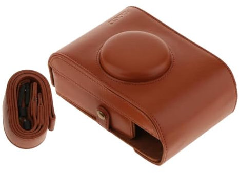 Generic Stylish PU Leather Camera Bag for Instant Cameras - Protective Shoulder Bag for Lomo'Instant Automat Camera - Camera Bag
