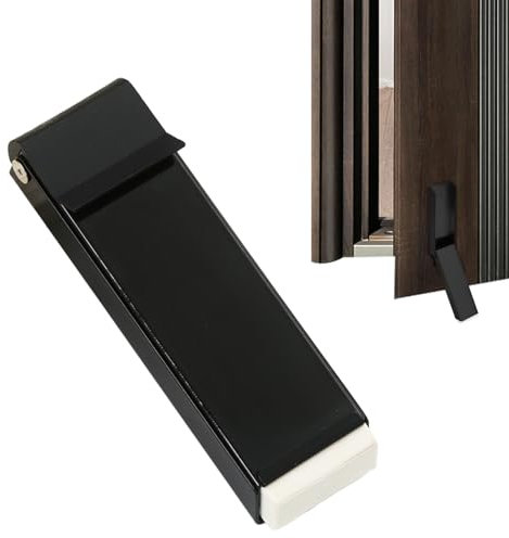 QARIDO Türstopper, Türstopper für die Unterseite der Tür - Magnetischer Kick-Down-Türhalter | Robuster Türstopper ohne Bohren, Rutschfester Lärmstopper für Wohnheime, Büros, Zuhause