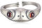 LEGENTLISUR Ringe Frauen Vintage Ring Verstellbarer Ring Vintage Karneol Frosch Tier 925 Silber Verspielter Ring SDamenschmuck Geschenk(Antikes Silber)