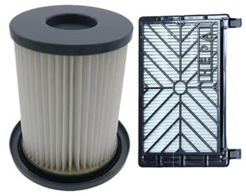 UDXZAIJQ 2 unids/Lote filtros HEPA + Elemento filtrante de 12cm Compatible con Philips FC8712 FC8714 FC8722 FC8732 FC8740 Filtro HEPA Accesorios for aspiradoras, chen88803jiq