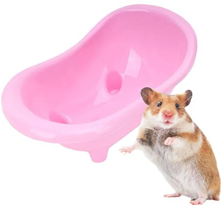 Baignoire de hamster de 1/3 pièces - Nid de sommeil Habitat House pour chinchilla, baignoire de récipient de bain de sable | Récipient de bain pour petits animaux, porcelets de bain