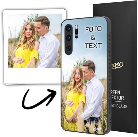 PICASEE Huawei P20 Lite Hülle - Personalisierte Handyhülle für Huawei P20 Lite Case | Handyhülle selber gestalten mit Fallschutz 5m - personalisiert Ultimate Handyhülle + Foto