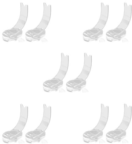 Ronlok 10 Stücke Acryl Stift Halter Bildschirm Ständer, Geeignet für Haus Schule Büro oder Geschäft (Transparent)