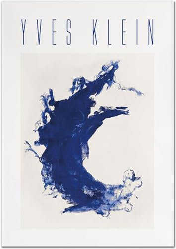 Berühmte Yves Klein Poster Blau Monochrome Leinwand Wandkunst Yves Klein Drucke Yves Klein Malerei Minimalistische Bilder Für Wohnkultur 50x70cm Kein Rahmen
