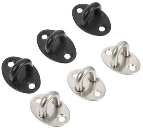 Artibetter 6pcs Stainless Steel Ceiling Hook Top-Mounted Heavy Duty Hooks for Home Organization Multi-use Hanging Hook for Ceiling Lights Chandeliers Fans and Tools