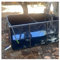 Generisch Wasserspeicherbecken, großes Aquariumbecken – Koi-/Goldfischteich, PVC-Canvas-Auskleidungen mit Stahlrahmen, klares Sichtfenster, einfache Montage (Farbe: Blau, Größe: 140 x 140 x 71 cm)