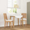 Juroupi Esszimmerstühle mit Kissen 2 STK. EsszimmermöBel Esszimmerstuhl Dining Chair Esszimmer StüHle EsszimmerstüHlen Massivholz Gummibaum - 4102478
