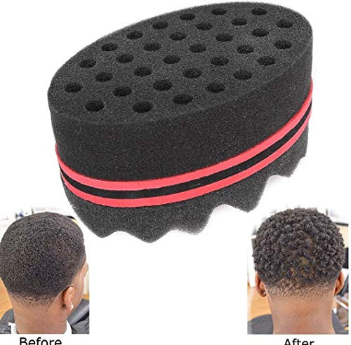 Haarschwammbürste, Afro Curl Schwammbürste Für Locken Dread Coils Hair Twist Wave Schwämme Lockenbürsten