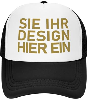 MOSGDBV Großhandel personalisierte Kappe,personalisiert Basecap,fügen Sie Ihren Text/Ihr Logo/Ihr Bild hinzu Cap,gestalten Sie Ihr eigenes Design,personalisierte Trucker-Kappe für Männer und Frauen