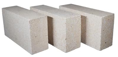 3 ladrillos refractarios resistentes para forjar, aislamiento de temperatura extra alta para forjar, calentar hornos y chimeneas, hornos, parrillas, metal fundido