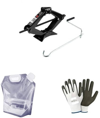 KOMPATIBEL MIT BMW 318d Touring Sport SCHERENWAGENHEBER FÜR AUTOREIFEN MIT DREHGRIFF Crick HEBT BIS ZU 2 TONNEN MIT STAHLBASIS