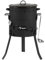 BBQ-Toro Poêle à ragoût extérieur Ø 29 cm | Canon à goulasch avec casserole, grille de cuisson et louche à soupe | Chaudron à goulasch, chaudière à feu, four d'extérieur, foyer | Cuisine extérieure