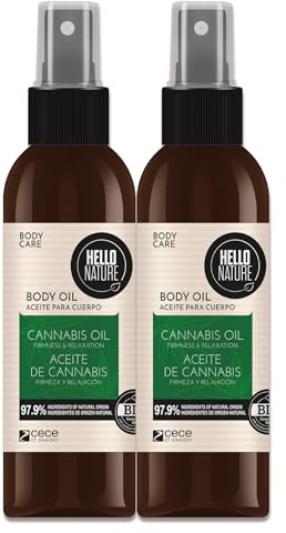 P-Beauty Naturkosmetik Hautöl Körperöl mit Bio Hanfsamenöl & Omega-Fettsäuren für geschmeidige, straffende Haut - Feuchtigkeitspflege - für trockene Haut - veganes Body Öl - Körperpflege (2x130ml)