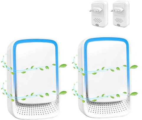 Flintronic 2PCS Purificatore d'Aria, Generatore di Ozono Purificatore d'aria, per Uficio, Stanza, Bagno, Animali domestici