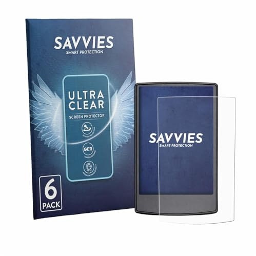 Savvies 6 Stück Schutzfolie für Engwe Engine Pro 3.0 Boost | Transparenter Displayschutz Made in Germany, Ultra-Klar Displayschutz-Folie