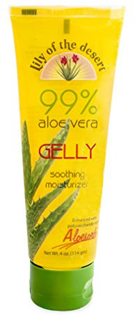 Lily of The Desert Aloe Vera Gelly Soothing Moisturizer, 4 Ounce