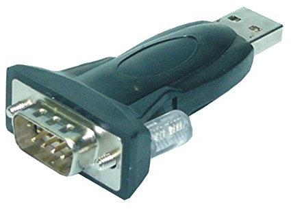 M-Cab USB A/RS-232 Negro - Adaptador para Cable (USB A, RS-232, Male Connector/Male Connector, Negro)