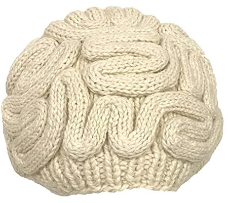 BIBITIME Herren Beanie, Beige, Einheitsgröße
