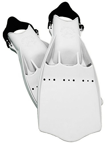 DiveSystem Tech Fin Flossen Technische Gummi, weiß, XXL (EU 45 – 47)