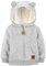 Simple Joys by Carter's Hooded Sweater Jacket with Sherpa Lining Giacca in Pile, Grigio, 6-9 Mesi Unisex-Bimbi