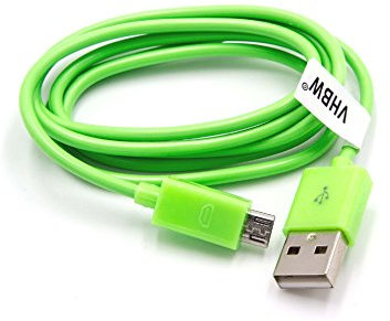 vhbw Câble USB vers Micro USB pour Bose Soundlink Colour, Soundlink Mini 2 Vert 1 m