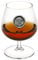 English Pewter Company 14.5oz Brandy Cognac Snifter Glass with Monogram Initial - Personalised Gift with Your Choice of Initial (L) [MON212]
