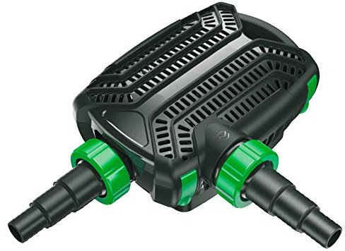 Amtra Pond Stream - Pompa professionale per laghetti ornamentali, aspira sporco, 3600 L/h - 2,8 m - 20 Watt - cavo 10 metri
