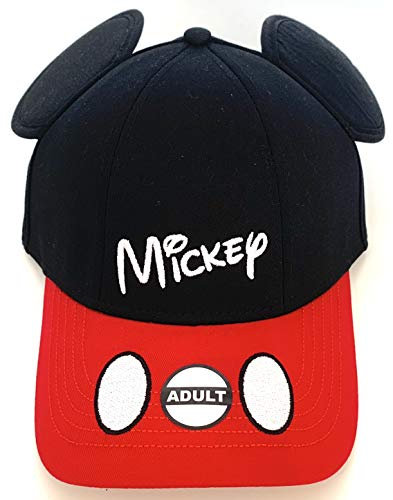 Disney Its Mickey Ears Hat Adult Black Red