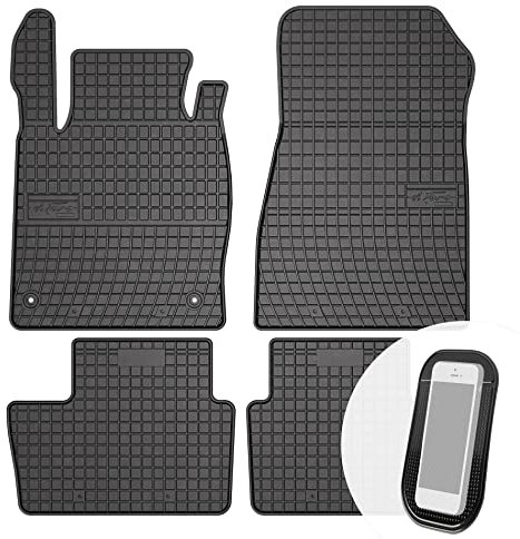 moto-MOLTICO Gummimatten Auto, 4-teiliges Set, Allwetter Gummi Fußmatten, Antirutsch & Wasserfest Autoteppiche - passend für Nissan Juke II ab 2019