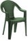 Mojawo Stapelstuhl Gartenstuhl Ischia Bistrostuhl Gartensessel stapelbar Rattan-Optik Balkonmöbel Gartenmöbel Grün
