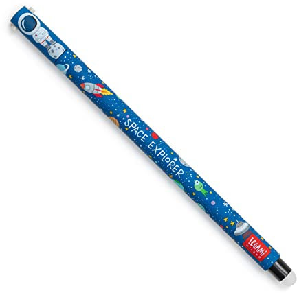LEGAMI Stylo à encre gel effaçable - encre thermosensible - diamètre de la pointe : 0,7 mm, longueur : 15 cm - encre noire