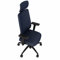 Dauphin Indeed nachhaltiger Bürostuhl, Individualisierbar, ergonomisch, leichtes Gewicht (Polo: Nachtblau, Vollpolster mit Nackenstütze)