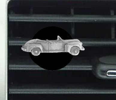 refA8 Biff Tanner Cabrio 1940er 3D Zinn-Effekt Auto Design Lufterfrischer Vent Clip Kit Dekoration Auto Van LKW Mini Bus
