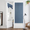 HOMEIDEAS French Door Curtains, Privacy Window Curtains, 26 X 68 Inch Blackout Shades for Glass Door, Thermal Insulated Tie Up Shades, 1 Panel, Stone Blue