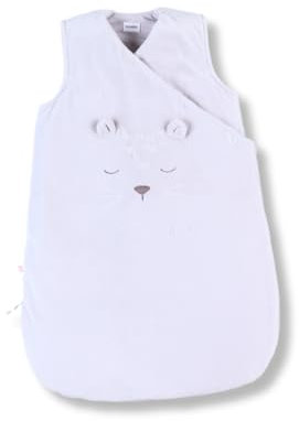 Noukie's - Gigoteuse bébé Hiver 1-6 Mois 70 cm - TOG 2 à 3,5 - Fermeture Zippée - Polyester/Coton - Gris Kendi