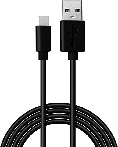 Waytex 11661 Câble USB C 3.1 vers USB A Mâle Mâle Longueur 3,00m Couleur Noir