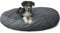 bananair - Hundebett Rund Weich & Bequem - Bezug Abnehmbar und Maschinenwaschbar - Großzügig gepolstert - XXL Hundekissen/Hundekorb/Dog Bed für Kleine & Grosse Hunde (70 cm, Dunkelgrau)