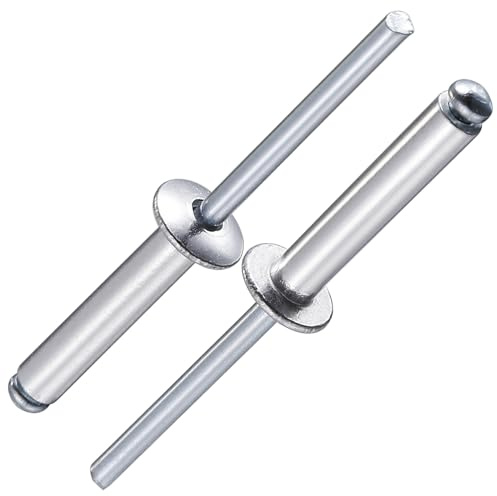 Wensilon 3/16x1 Aluminum Blind pro Rivets,Aluminum Grip and Steel Mandrel