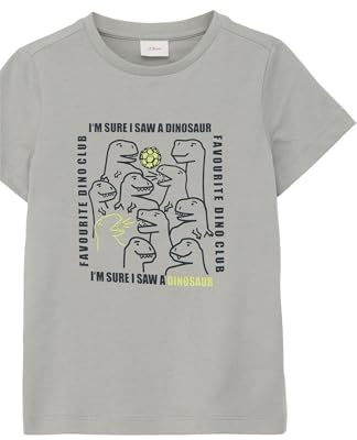 s.Oliver Jungen 2143100 T-Shirt mit Frontprint, 9114, 92-98