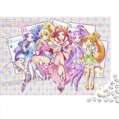 YTPONBCSTUG Anime Girls 1000pcs (75x50cm) Puzzle, Manga-inspired, Jigsaw, 1000 Pieces, 1 Set, 1000pcs, Cardboard, Adults