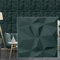 Deccart - 3D Wandpaneele 50x50 cm - Paneele Wand Wall Panels Deko Wandverkleidung Innen Panel Deckenverkleidung Decke Deckenpaneele Platten Styropor EPS-Polystyrol Diamant 5 m², 20 Stück,Grün