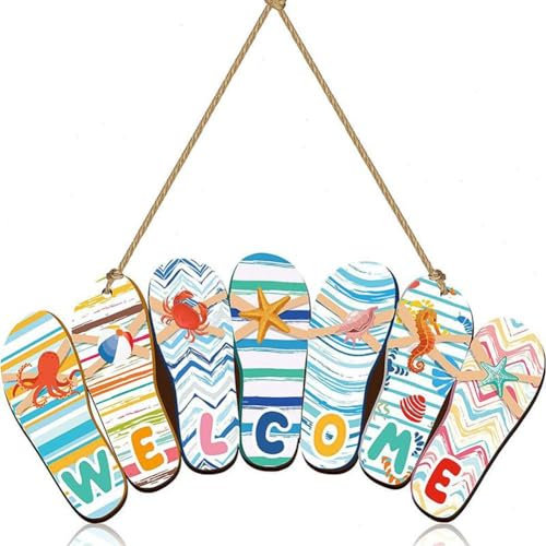 Juego de 1/3 piezas de letreros de piscina para exterior, diseño creativo de piscina, decoración de chanclas de madera, decoración de cubierta al aire libre, letrero de piscina impreso para playa,