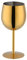 SBOMHS Rotweingläser mit Stiel 1 Stück Weißweingläser ca.350ml Weingläser aus 18/10 Edelstahl Kelch Gläser für Cocktails Champagner Whiskey Biergläser (Gold)